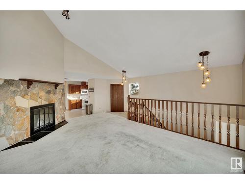 1923 104 St Nw, Edmonton, AB - Indoor With Fireplace