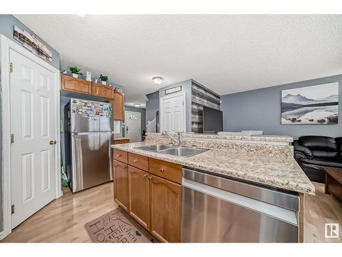 8920 213 St Nw, Edmonton, AB - Indoor Photo Showing Kitchen With Double Sink