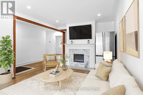 926 Winnington Avenue, Ottawa, ON - Indoor Photo Showing Living Room With Fireplace