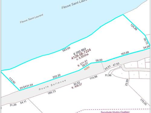 Drawing (sketch) - 286 Route Bellevue O., Les Méchins, QC 