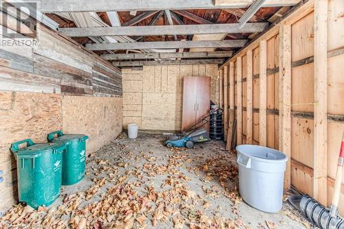 View of storage room - 67 Wellington Street N, Kitchener, ON - Indoor Photo Showing Basement