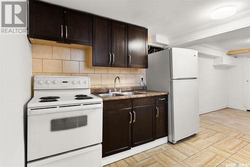 2067 Reynolds Street, Regina, SK - Indoor Photo Showing Kitchen With Double Sink