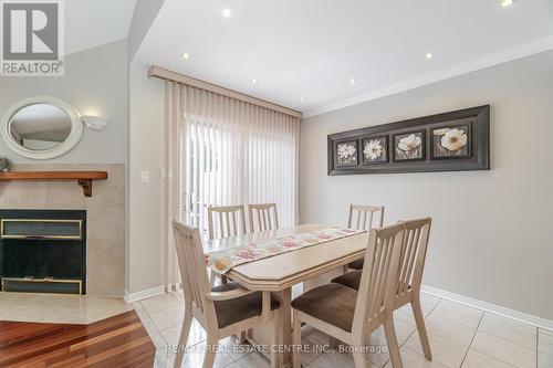 1078 Windsor Hill Boulevard, Mississauga, ON - Indoor Photo Showing Dining Room With Fireplace