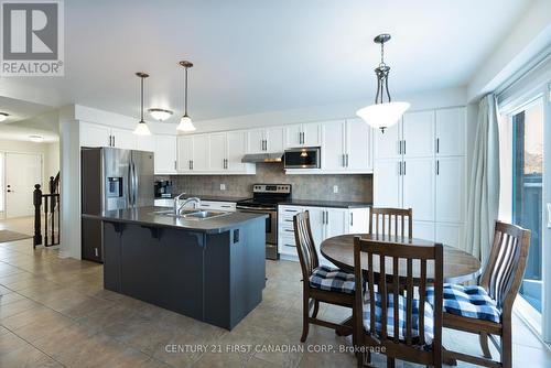 3235 Emilycarr Lane, London, ON - Indoor Photo Showing Kitchen With Stainless Steel Kitchen With Double Sink With Upgraded Kitchen