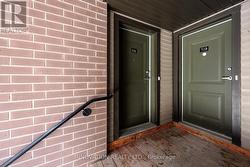 The door to the right is stairway to an upper unit - 