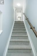 Carpeted stairs to lower sleeping level - 