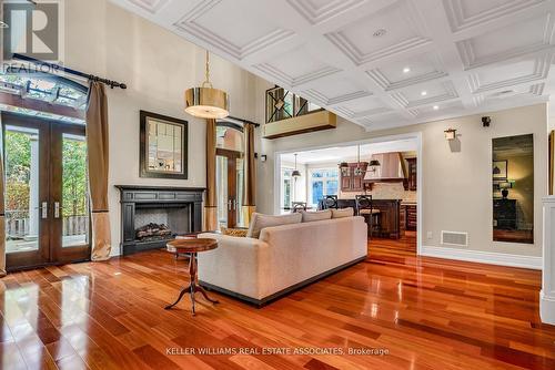 230 Winterborne Gate, Mississauga, ON - Indoor Photo Showing Living Room With Fireplace