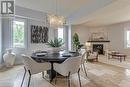 1499 Healy Road, London, ON  - Indoor Photo Showing Dining Room With Fireplace 