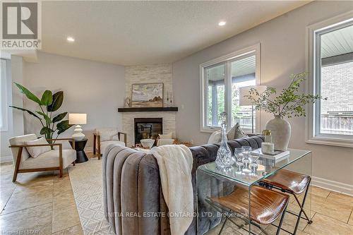 1499 Healy Road, London, ON - Indoor With Fireplace