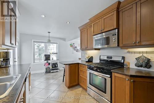 74 Barker Street, London, ON - Indoor Photo Showing Kitchen With Double Sink