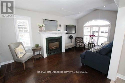 6873 Shade House Court, Mississauga, ON - Indoor Photo Showing Living Room With Fireplace