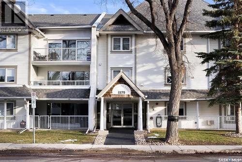 105 2275 Mcintyre Street, Regina, SK - Outdoor With Balcony With Facade