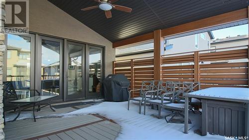 4362 Sage Drive, Regina, SK - Outdoor With Deck Patio Veranda With Exterior