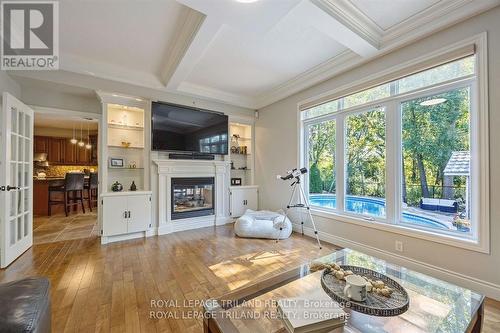 1519 Privet Place, London, ON - Indoor Photo Showing Living Room With Fireplace