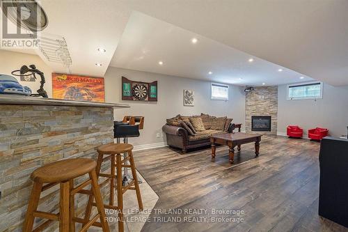 1519 Privet Place, London, ON - Indoor With Fireplace