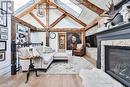 1486 Kenmuir Avenue, Mississauga, ON  - Indoor Photo Showing Living Room With Fireplace 