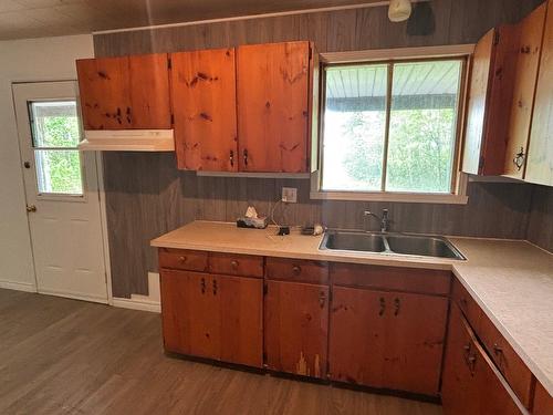 Cuisine - 495 Rg Ste-Cécile, Saint-David, QC - Indoor Photo Showing Kitchen With Double Sink
