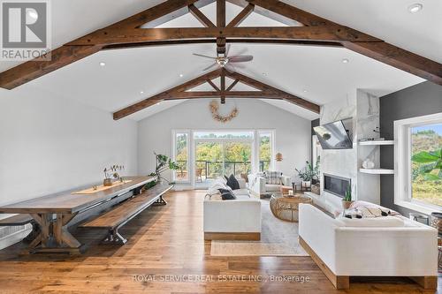 236 Barnum House Road, Alnwick/Haldimand, ON - Indoor Photo Showing Other Room With Fireplace