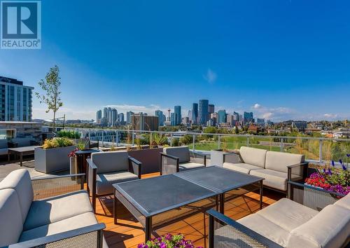 Rooftop Patio - 330, 88 9 Street Ne, Calgary, AB - Outdoor With Deck Patio Veranda With View