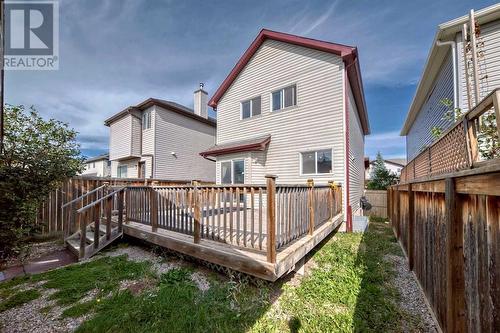 504 Saddlecrest Boulevard Ne, Calgary, AB - Outdoor With Deck Patio Veranda With Exterior