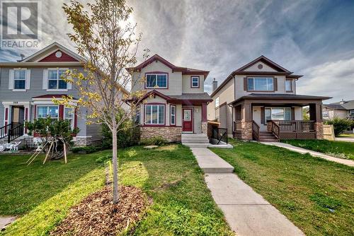 504 Saddlecrest Boulevard Ne, Calgary, AB - Outdoor With Deck Patio Veranda With Facade