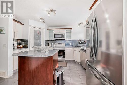 504 Saddlecrest Boulevard Ne, Calgary, AB - Indoor Photo Showing Kitchen With Upgraded Kitchen