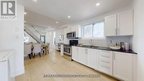 190 Chatham Avenue, Toronto (Blake-Jones), ON - Indoor Photo Showing Kitchen With Double Sink