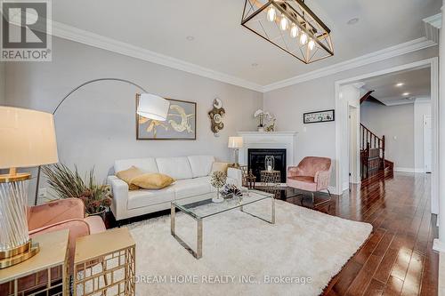 2 Quantum Street, Markham, ON - Indoor Photo Showing Living Room With Fireplace