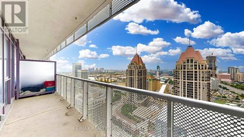 2707 - 4065 Confederation Parkway, Mississauga (City Centre), ON - Outdoor With Balcony With View With Exterior