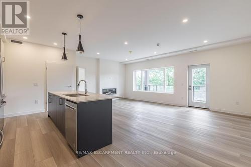 303 - 119 Lincoln Street, Welland, ON - Indoor Photo Showing Kitchen With Upgraded Kitchen