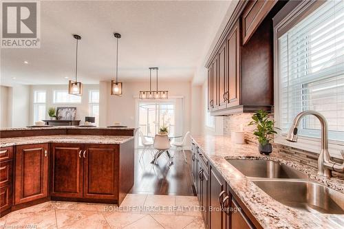 313 Zeller Drive, Kitchener, ON - Indoor Photo Showing Kitchen With Double Sink With Upgraded Kitchen