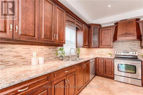 313 Zeller Drive, Kitchener, ON - Indoor Photo Showing Kitchen With Double Sink