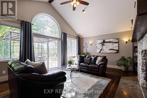 426155 25Th Sideroad, Mono, ON - Indoor Photo Showing Living Room With Fireplace