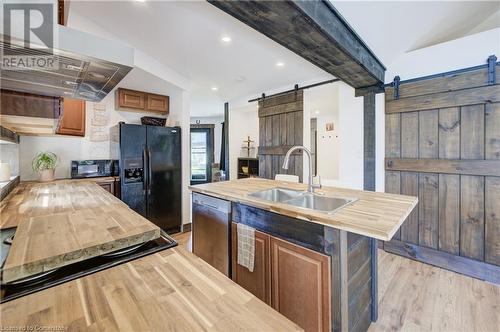 1339 Morrison Road, Cambridge, ON - Indoor Photo Showing Kitchen With Double Sink