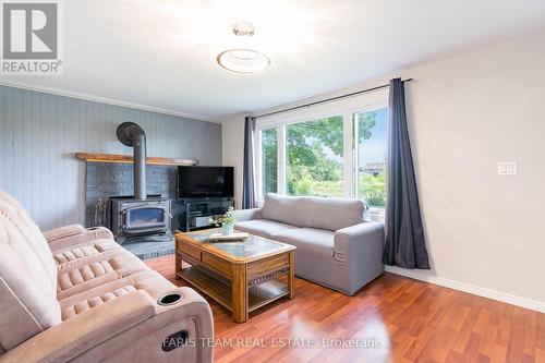 6582 Yonge Street, Innisfil, ON - Indoor Photo Showing Living Room With Fireplace