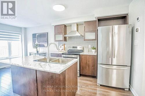 480 Queen Mary Drive, Brampton, ON - Indoor Photo Showing Kitchen With Double Sink With Upgraded Kitchen