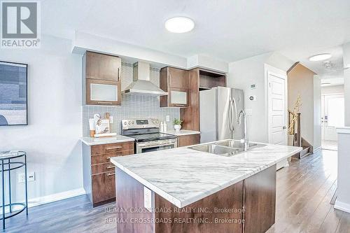 480 Queen Mary Drive, Brampton, ON - Indoor Photo Showing Kitchen With Double Sink With Upgraded Kitchen