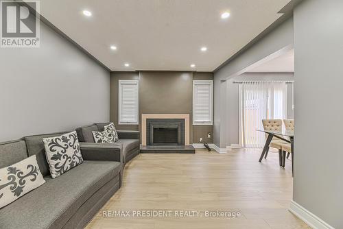 62 Bramhall Circle, Brampton, ON - Indoor With Fireplace