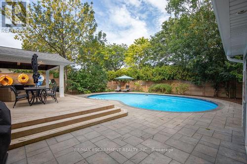 493 Wicklow Road, Burlington (Shoreacres), ON - Outdoor With In Ground Pool