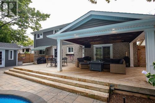 493 Wicklow Road, Burlington, ON - Outdoor With Deck Patio Veranda With Exterior