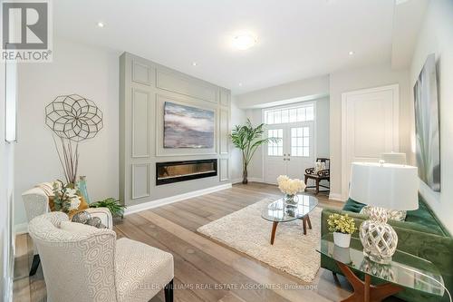 430 Wheat Boom Drive, Oakville, ON - Indoor Photo Showing Living Room With Fireplace