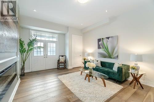 430 Wheat Boom Drive, Oakville, ON - Indoor Photo Showing Living Room With Fireplace