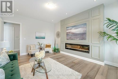 430 Wheat Boom Drive, Oakville, ON - Indoor Photo Showing Living Room With Fireplace