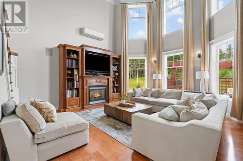 63 Pitchers Path, St. John'S, NL - Indoor Photo Showing Living Room With Fireplace