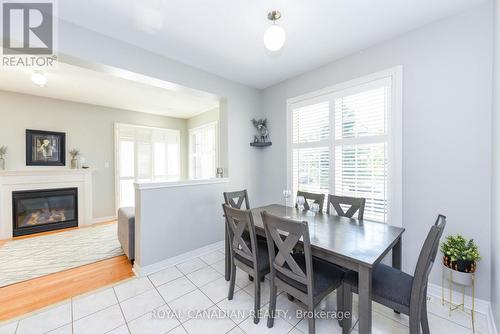 53 Everingham Circle, Brampton (Sandringham-Wellington), ON - Indoor Photo Showing Dining Room With Fireplace