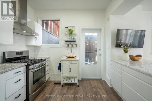 30 Bristol Street, Hamilton, ON - Indoor Photo Showing Kitchen With Upgraded Kitchen