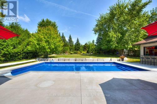 25 John Ross Court, Wilmot, ON - Outdoor With In Ground Pool With Backyard