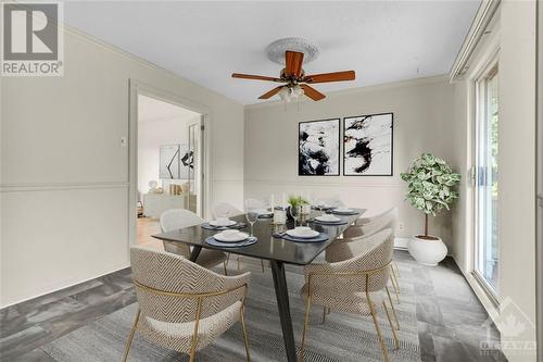 Virtually staged - 895 Meadow Lane Road, Ottawa, ON - Indoor Photo Showing Dining Room