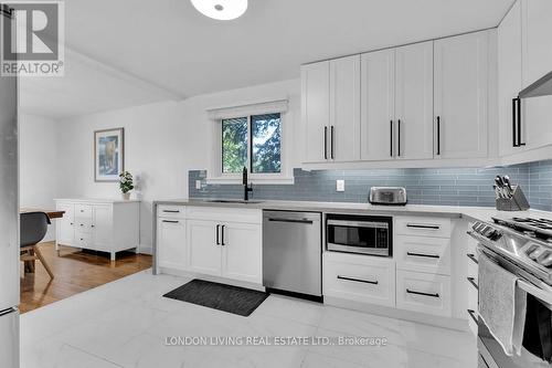 72 Lynngate Court, London, ON - Indoor Photo Showing Kitchen With Upgraded Kitchen