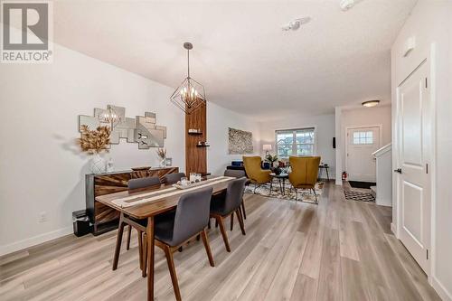 114 Midgrove Greenway Sw, Airdrie, AB - Indoor Photo Showing Dining Room